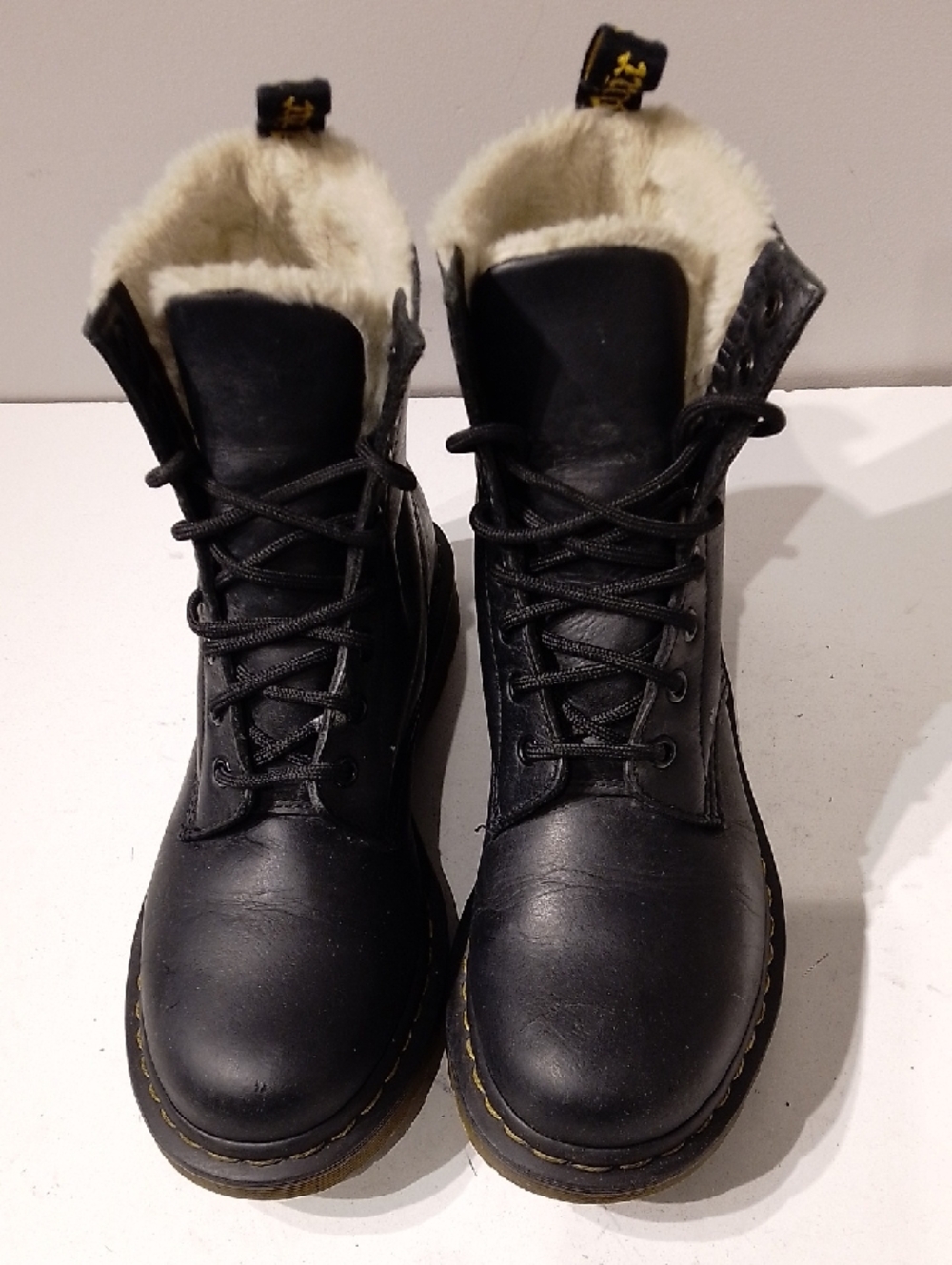 Dr.Martens Women's Serena Burnished Wyoming Leather Fashion Boot